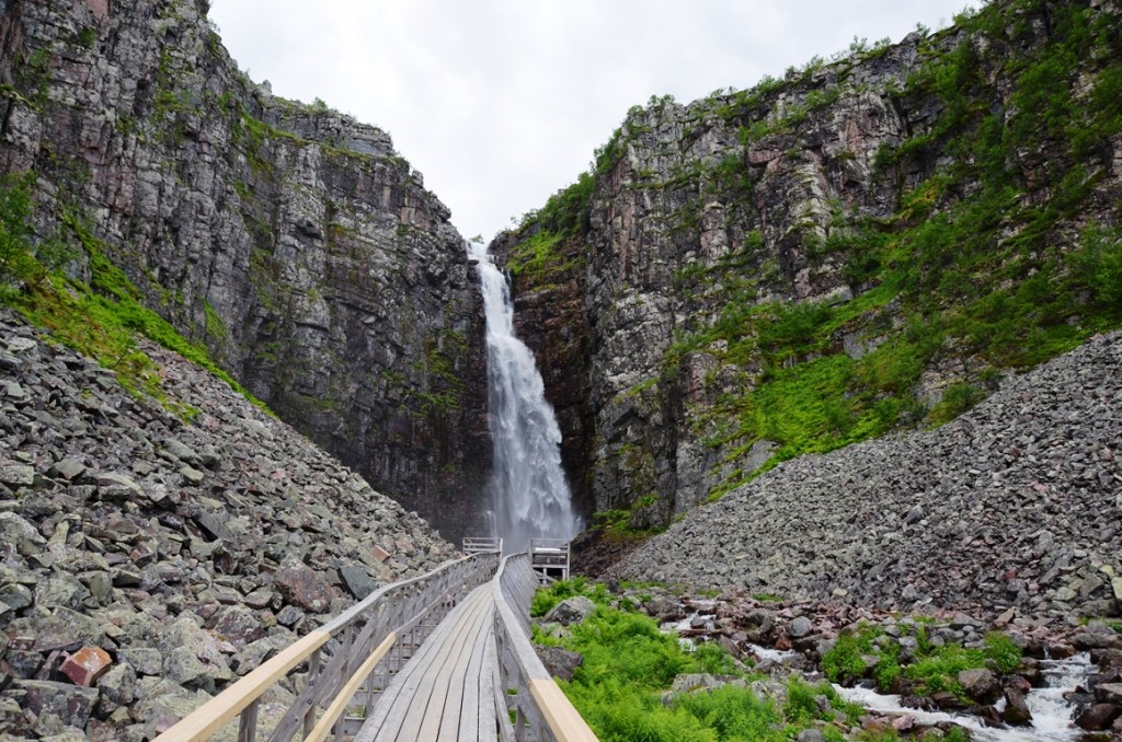 Njupeskär waterval in Zweden
