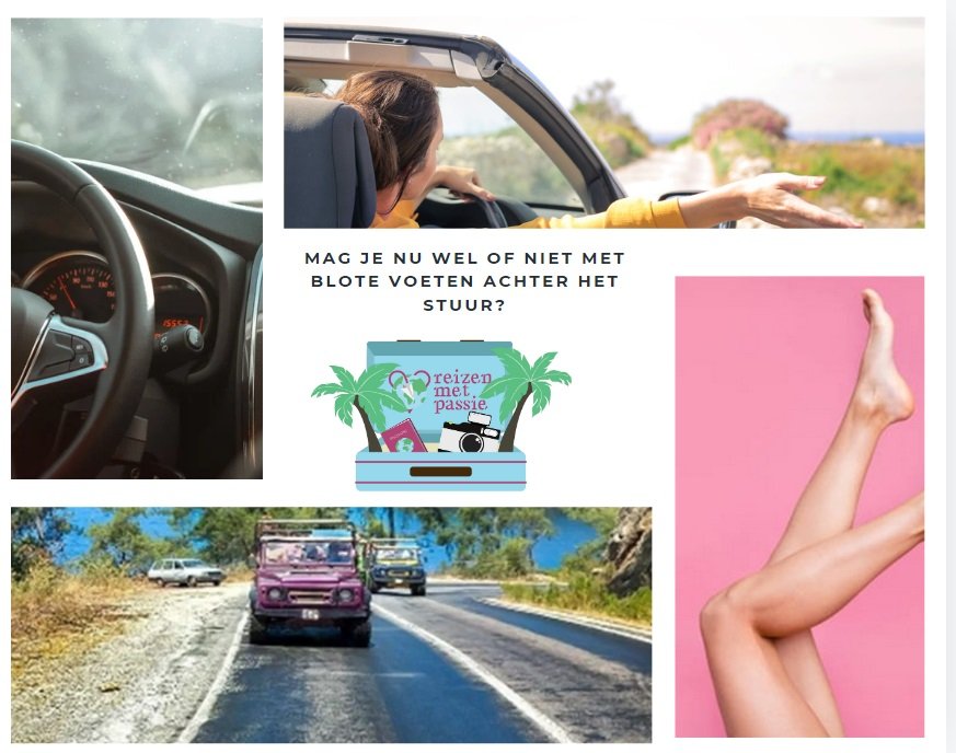 Mag je nu wel of niet met blote voeten achter het stuur?